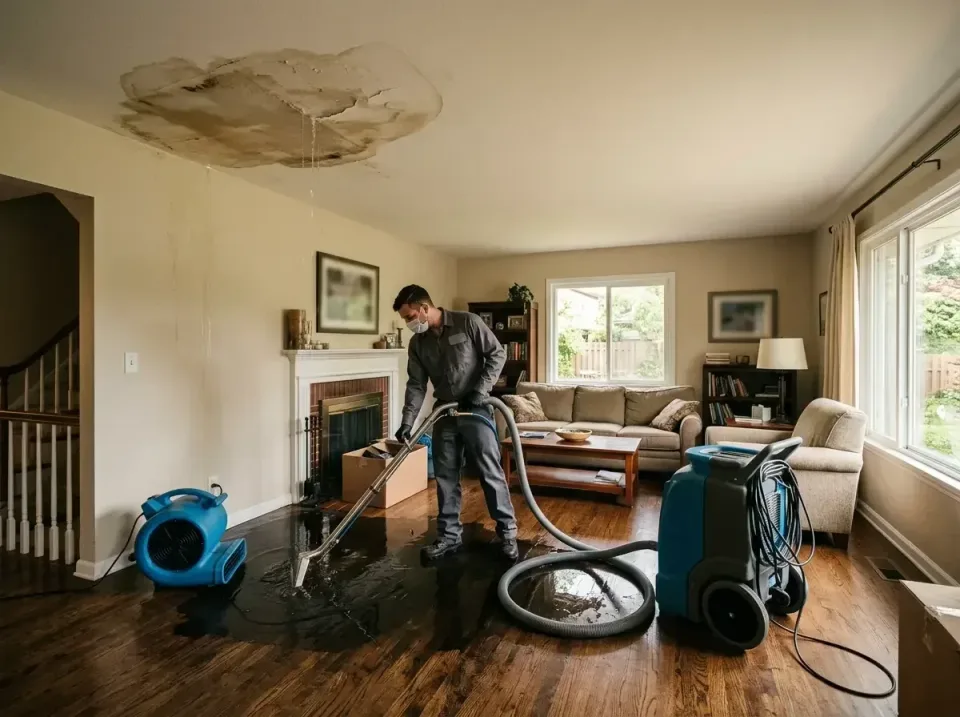 attic-pipe-burst-ceiling-drip-008 — frequently asked questions, Water Damage Restoration & Carpet Care in Perham, MN